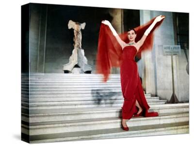 AUDREY HEPBURN ACTRESS MODEL DANCER Canvas Wall Art AH19 MATAGA UNFRAMED-ROLLED